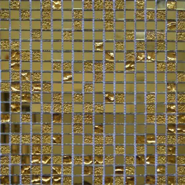 Keramograd коллекция Мозаика стеклянная, зеркальная элемент Мозаика Стеклянная Золото A1506