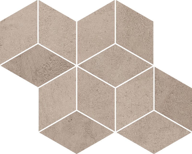  PURE CITY GRYS ROMB HEXAGON MOZAIKA 20,4X23,8 производителя Ceramika Paradyz