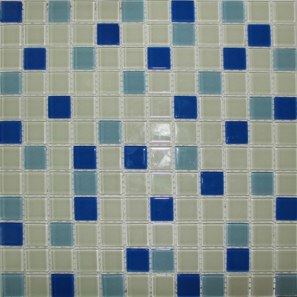 Keramograd коллекция Мозаика стеклянная, зеркальная элемент Мозаика Стеклянная Синяя FA021.025.080A
