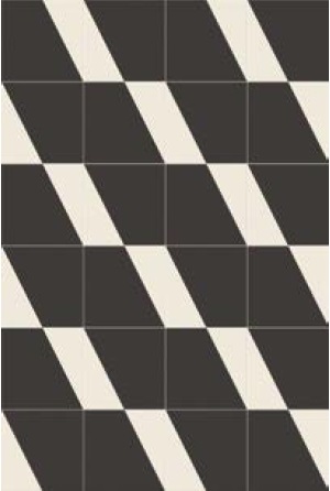 TONALITE коллекция AQUAREL элемент Aquarel Decoro Straight Cream Dark Grey