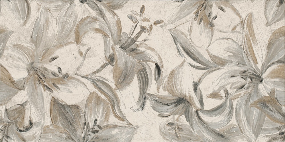  Domus Beige Inserto Flower производителя Ceramika Paradyz