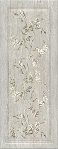KERAMA MARAZZI коллекция Кантри Шик элемент Плитка Кантри Шик серый панель декорированный 20х50 KERAMA MARAZZI коллекция Кантри Шик элемент Плитка Кантри Шик серый панель декорированный 20х50